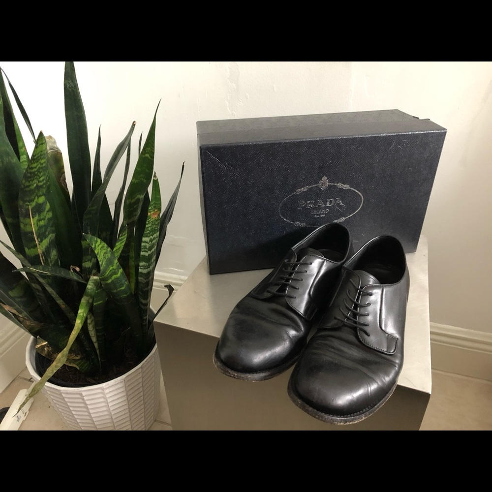 Prada Men’s Oxford Black size 7UK / 8.5US